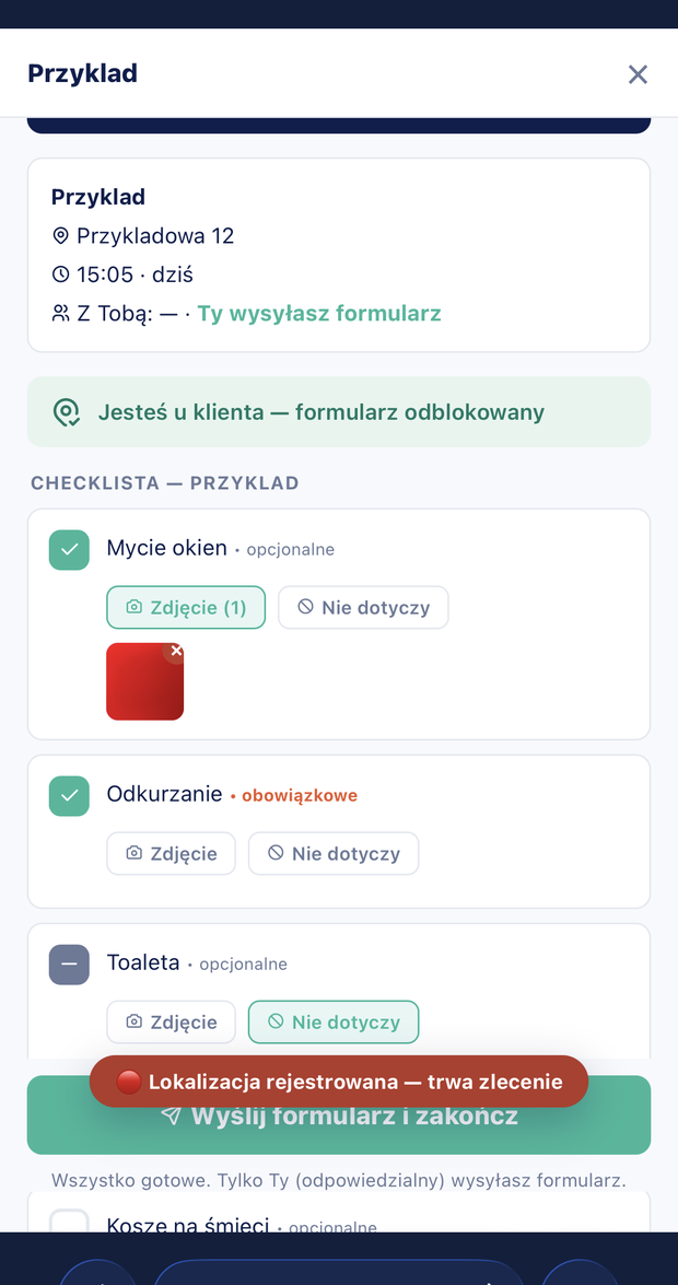 Aplikacja pracownika